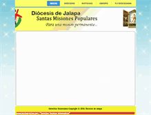 Tablet Screenshot of diocesisdejalapa.com